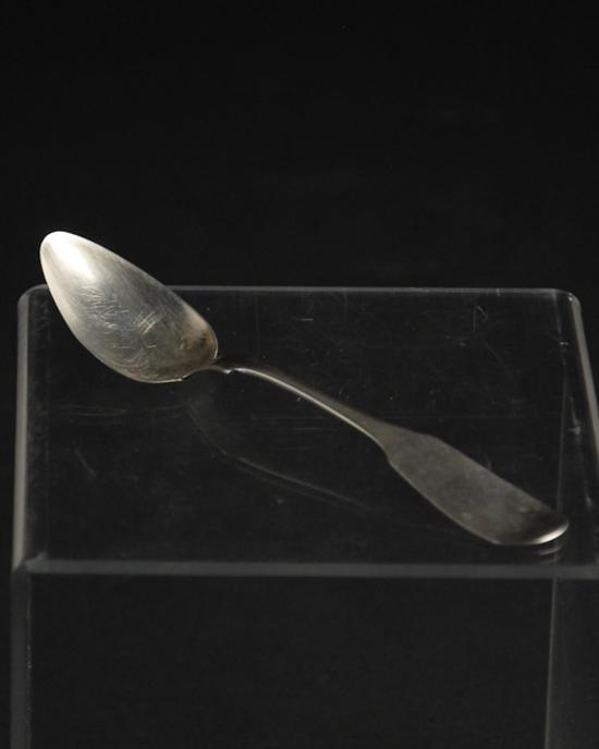 Appraisal: A J W Bear Charlottesville Virginia Coin Silver Spoon long