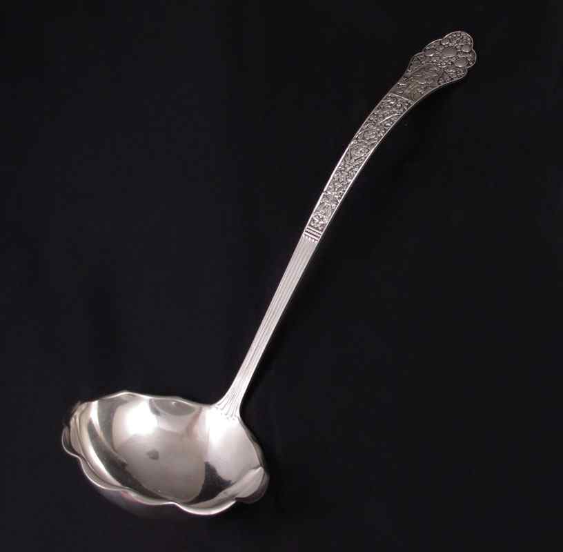 Appraisal: GORHAM MEDICI STERLING PUNCH LADLE Sterling silver punch ladle in