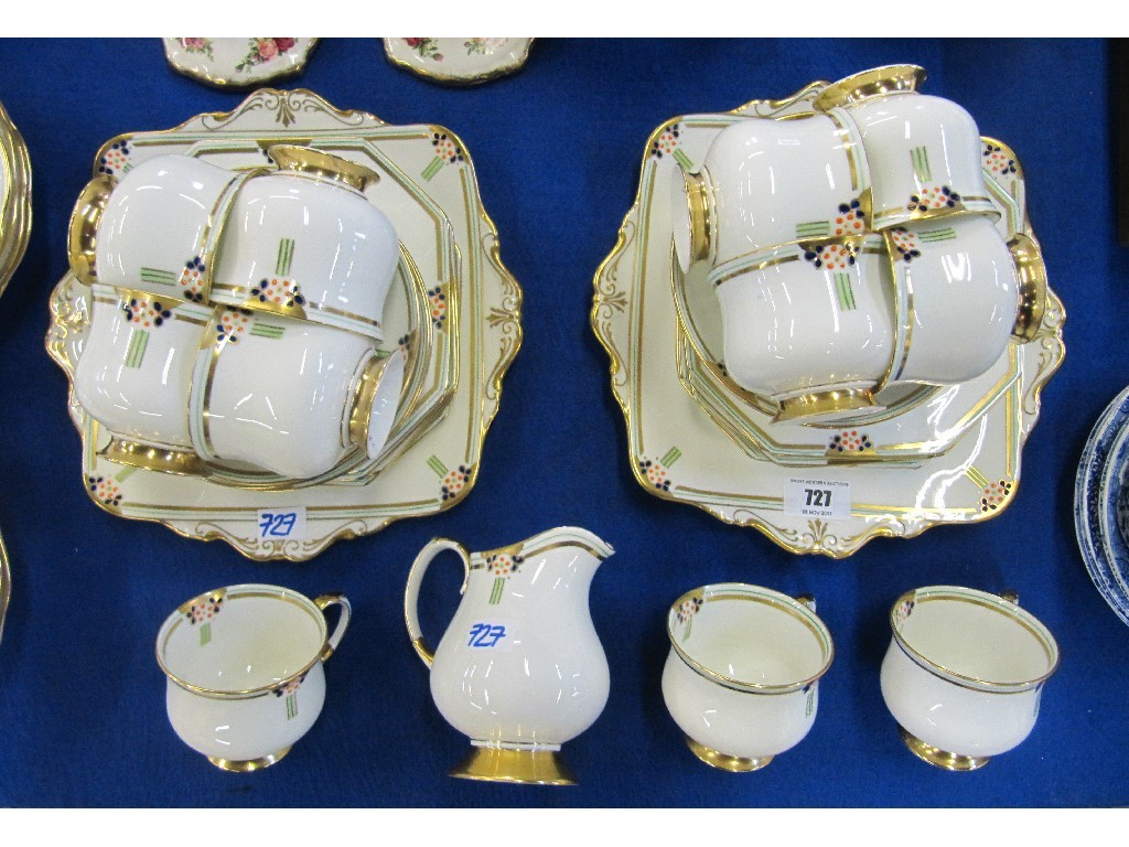 Appraisal: Paragon Art Deco style teaset