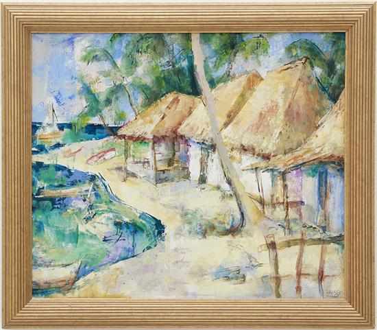 Appraisal: William Melton Halsey South Carolina - THATCHED HUTS ISLA MUJERES