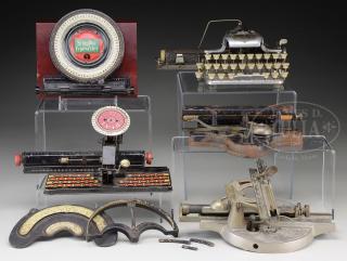 Appraisal: COLLECTION OF FIVE ASSORTED VINTAGE TYPEWRITERS INCLUDING TWO TIN CHILD'S