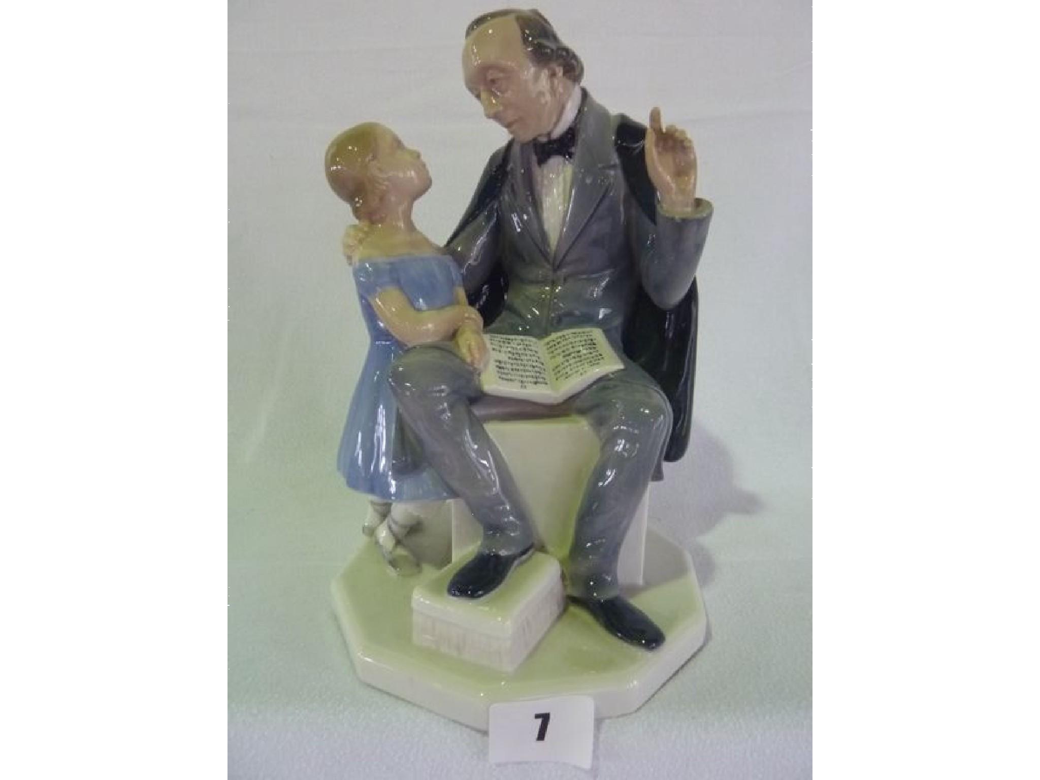 Appraisal: Bing Grondahl Copenhagen figure of Hans Christian Anderson cm high