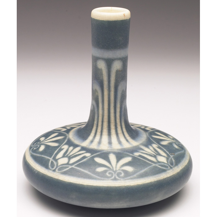 Appraisal: Nice Rookwood vase unusual shape with a stylized floral design