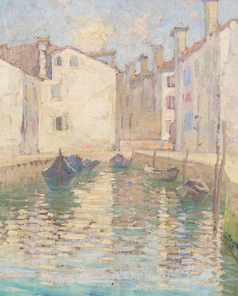 Appraisal: George Loftus Noyes - Venice Italy George Loftus Noyes Massachusetts