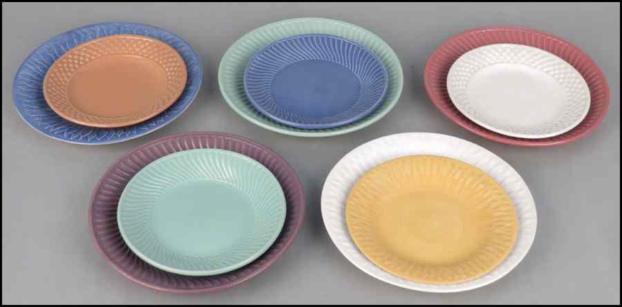 Appraisal: FIORIWARE CERAMIC DINNER SERVICE Comprised of plates diameter '' and