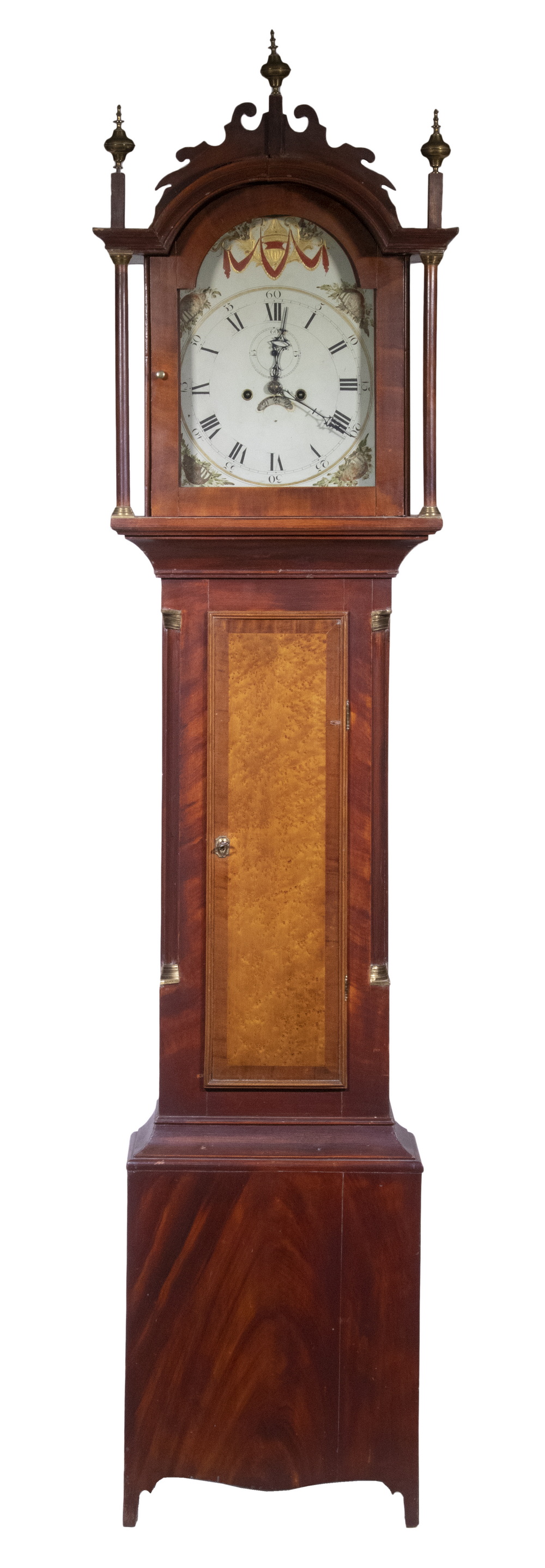 Appraisal: NEW HAMPSHIRE FINE INLAID TALL CLOCK CIRCA Country Federal Period