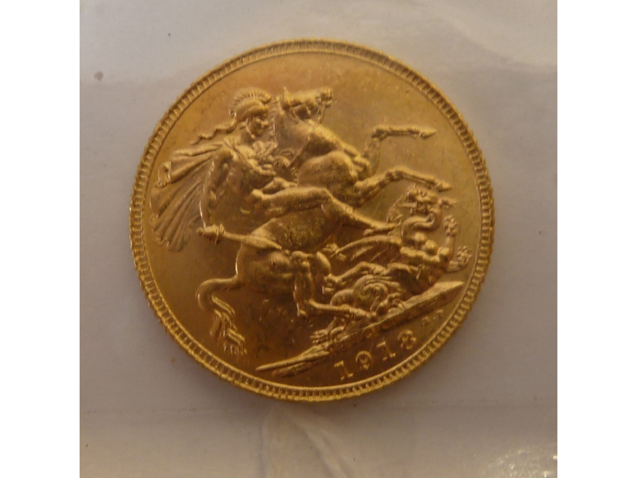 Appraisal: A GEORGE V GOLD SOVEREIGN Canada Mint uncirculated