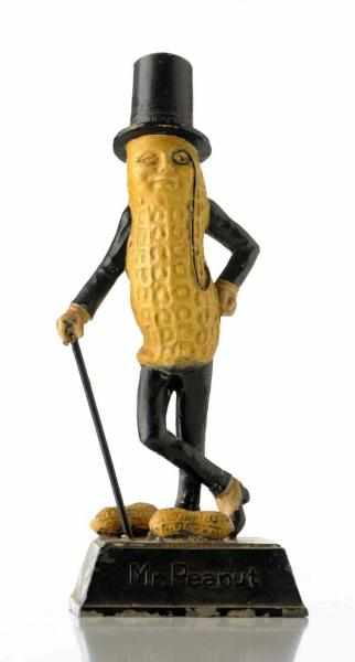 Appraisal: Small Metal Mr Peanut Figural Circa s Nice overall condition