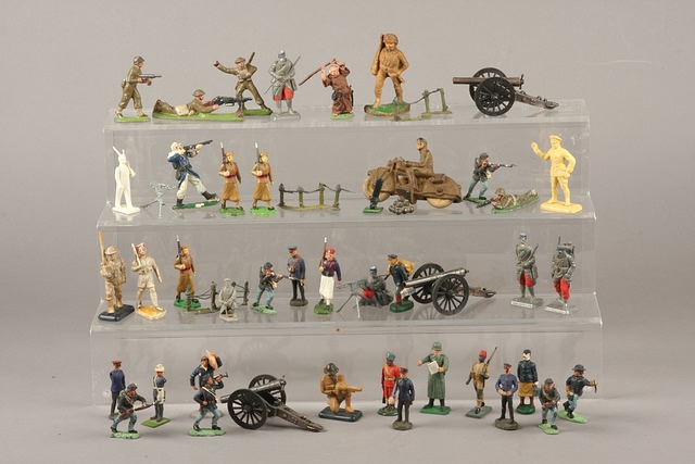 Appraisal: Lot of approximately plastic and composition figures by various manufacturers