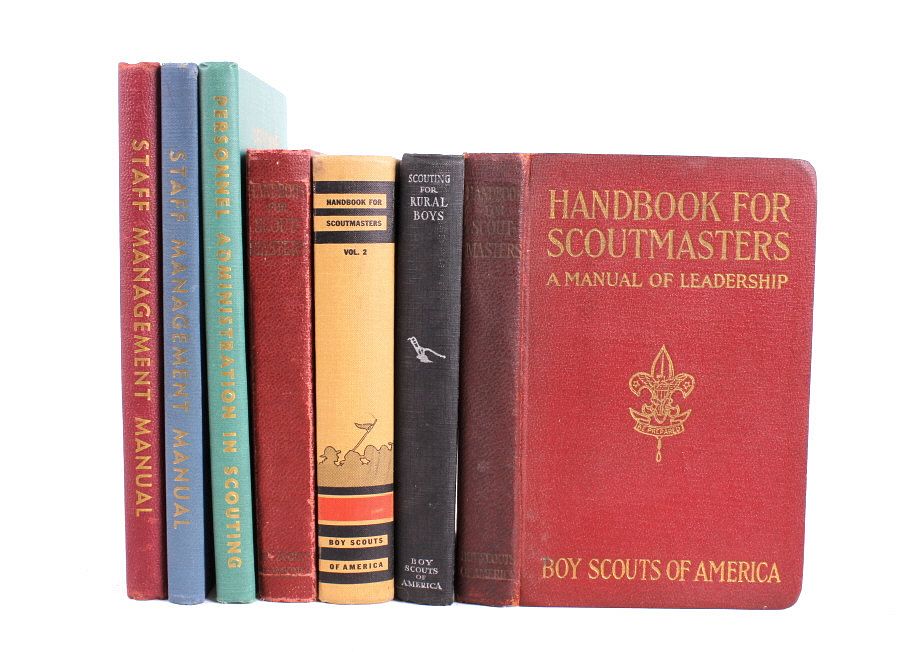 Appraisal: BSA Scoutmaster Leadership Manuals Handbooks For your consideration is this