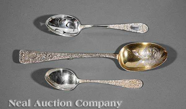 Appraisal: An Antique American Sterling Silver Dressing Spoon Towle Arlington pattern