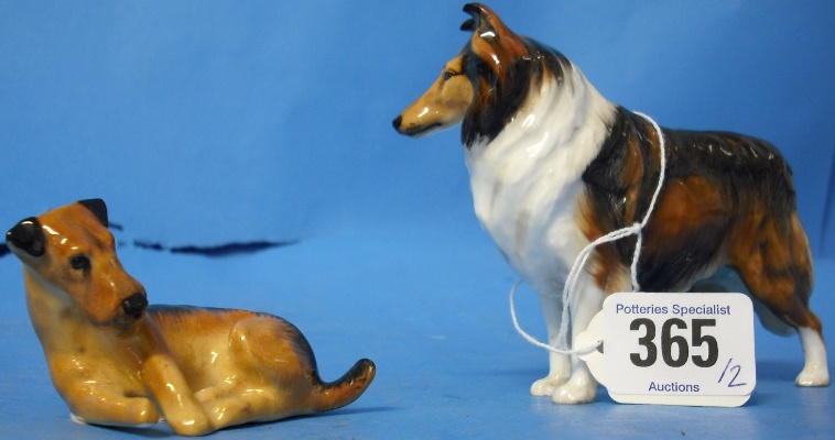 Appraisal: Royal Doulton small Corgi Dog HN and Airedale Lying K