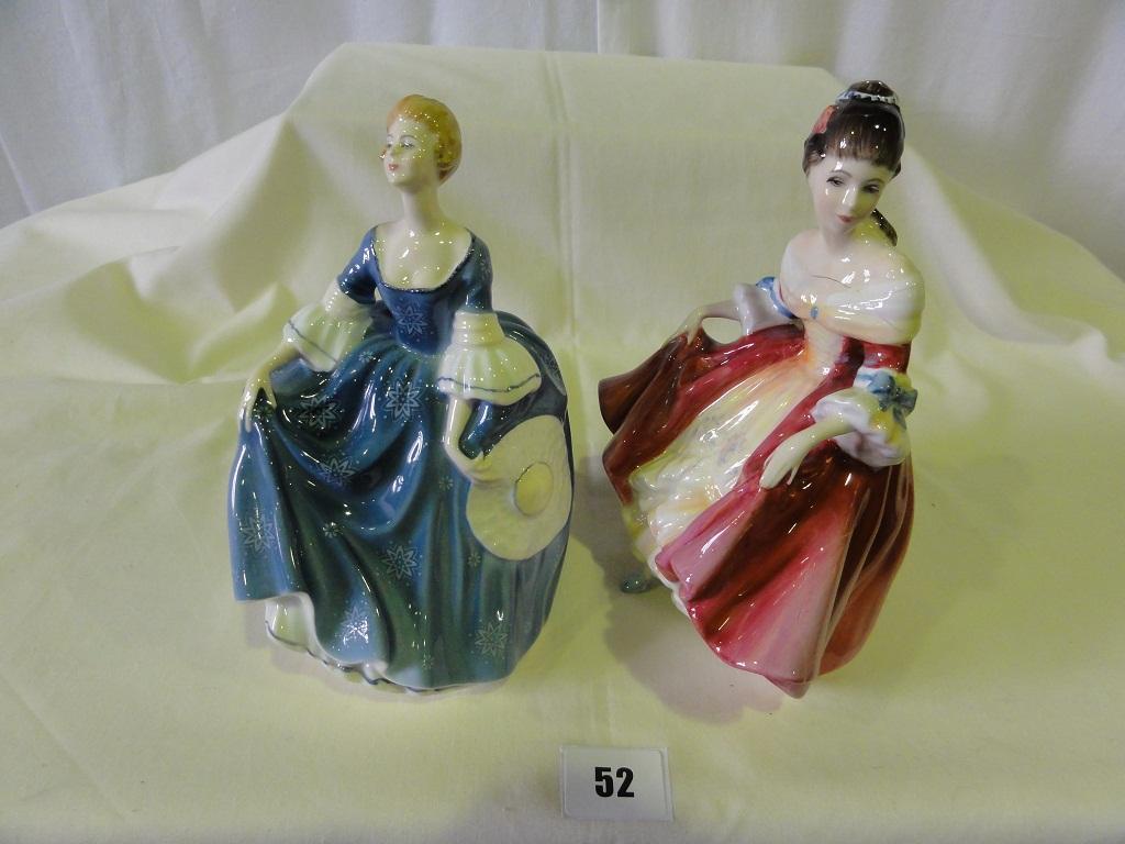 Appraisal: Two Royal Doulton figures - Hilary HN and Southern Belle