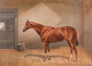 Appraisal: John Chester Mathews equine O C John Chester Mathews English