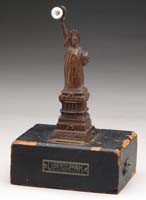 Appraisal: ILLUMINATED STATUE OF LIBERTY BANK As far as we know