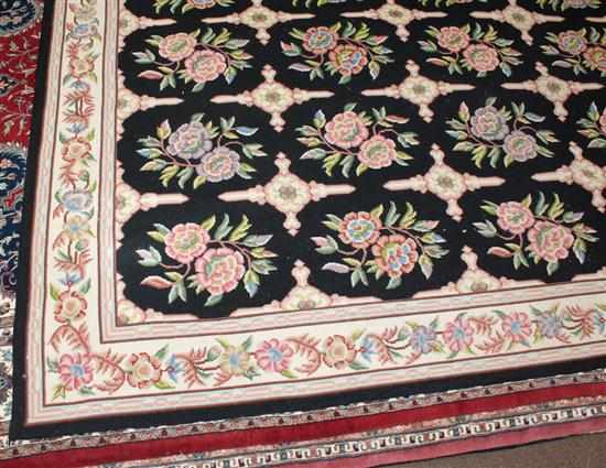 Appraisal: Cross-stitch rug India circa approximately x Estimate - Excellent condition