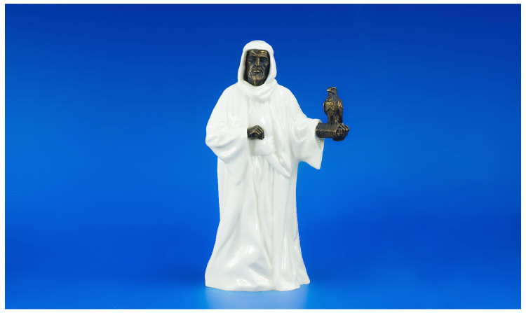 Appraisal: Minton China Figure 'The Sheikh' M S Ivory Porcelain Body