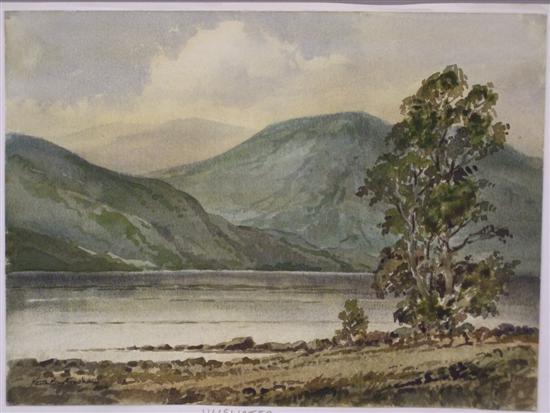 Appraisal: Keith Burtonshaw four watercolours of the lake district two of