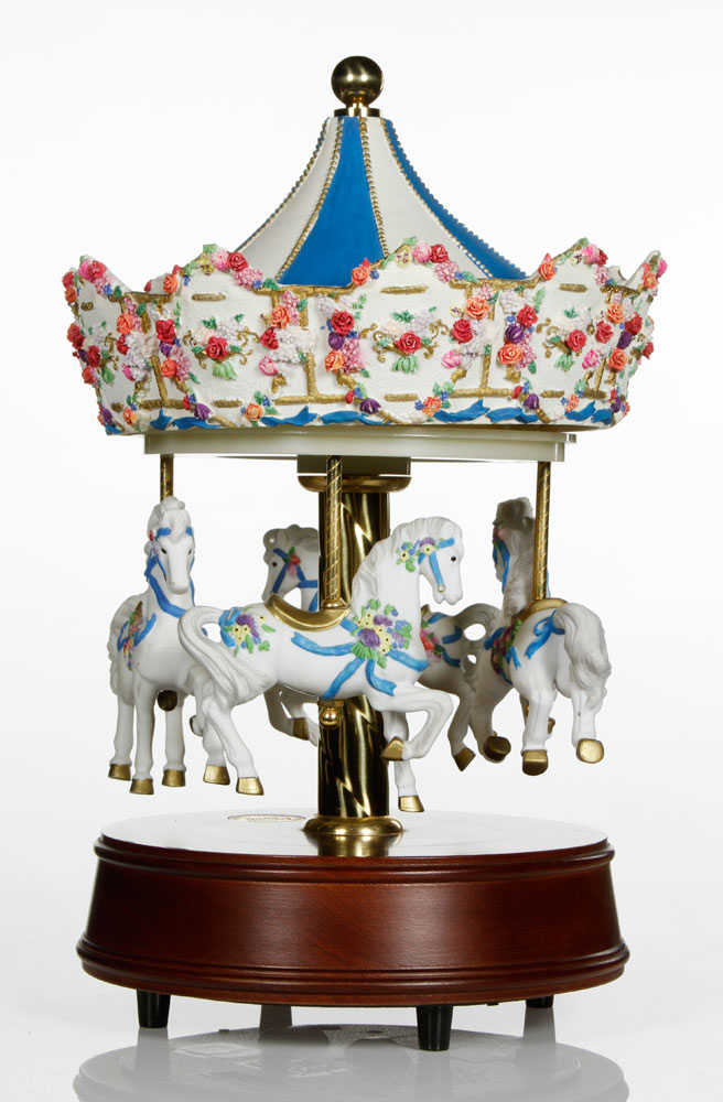 Appraisal: - Toy Carousel Toy carousel owned by Tiffany Trump with