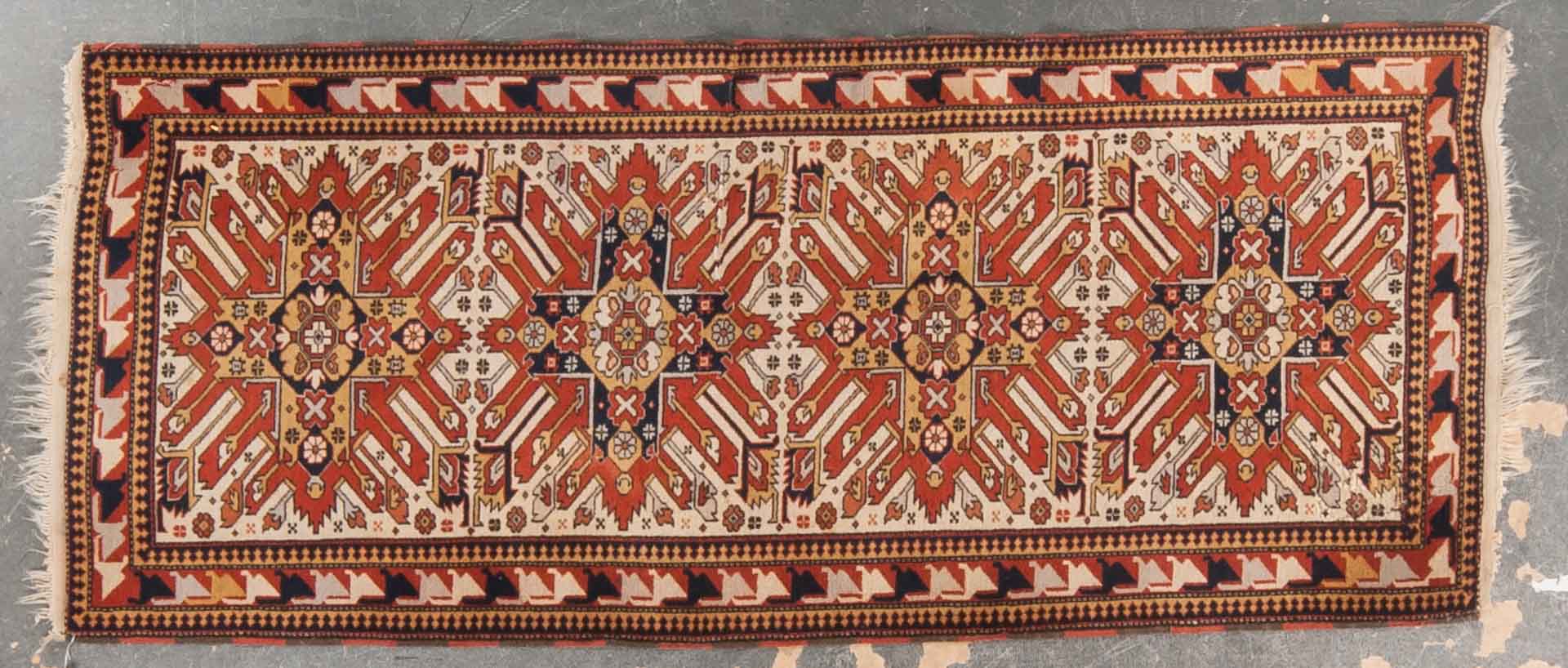 Appraisal: Turkish tribal rug approx x Turkey circa Condition AS IS