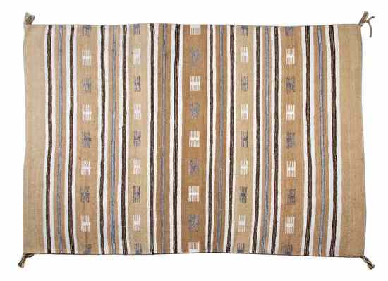 Appraisal: A Navajo Wool Rug having various bands of repeating geometric