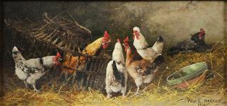 Appraisal: Painting Paul Harney Jr Paul Harney Jr American - Rooster