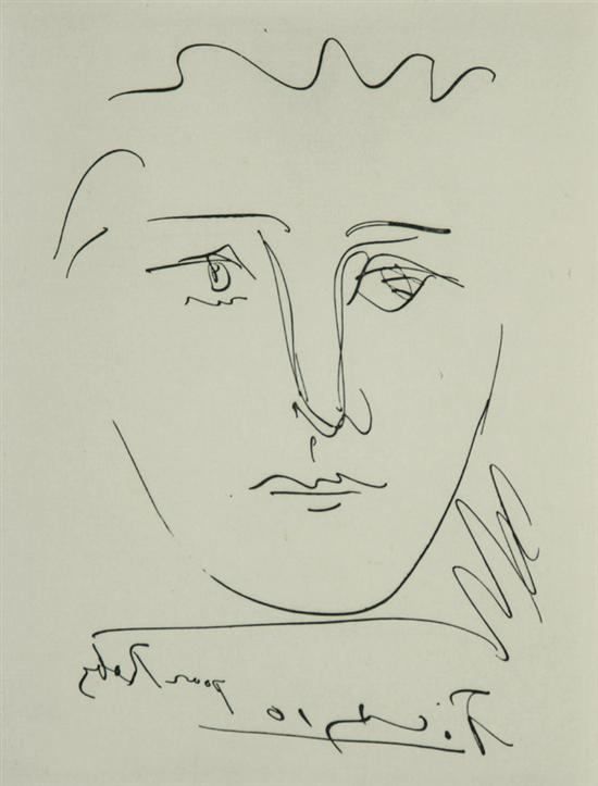 Appraisal: Pablo Picasso Spanish - Pour Roby from L'Age de Soleil