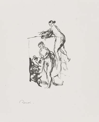 Appraisal: PIERRE-AUGUSTE RENOIR Femme au Cep de Vigne e variante Lithograph