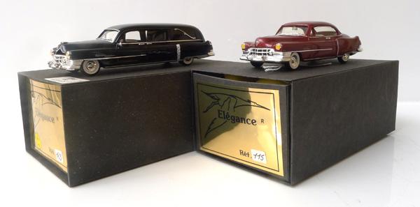 Appraisal: TWO ELEGANCE MODELS FRANCE INCLUDING CADILLAC SERIE AND CADILLAC SERIE