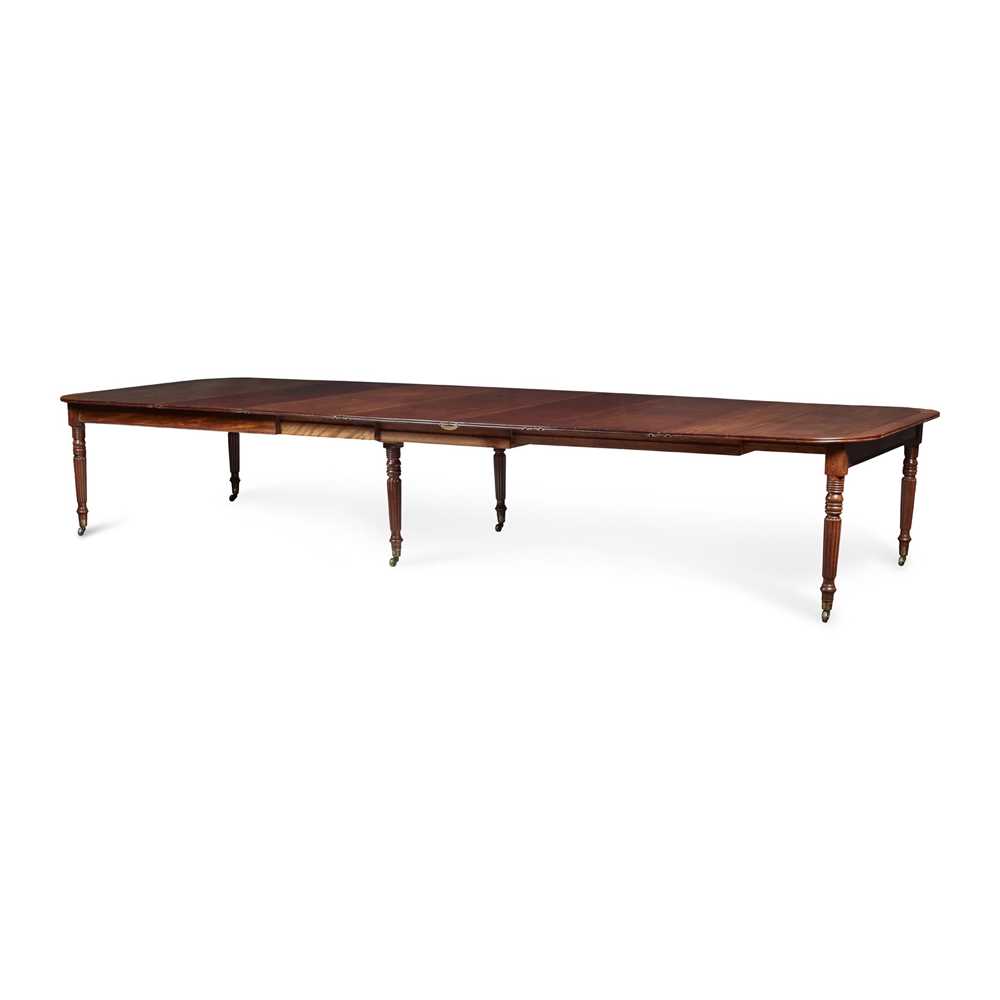 Appraisal: REGENCY MAHOGANY EXTENDING DINING TABLE IN THE MANNER OF GILLOWS