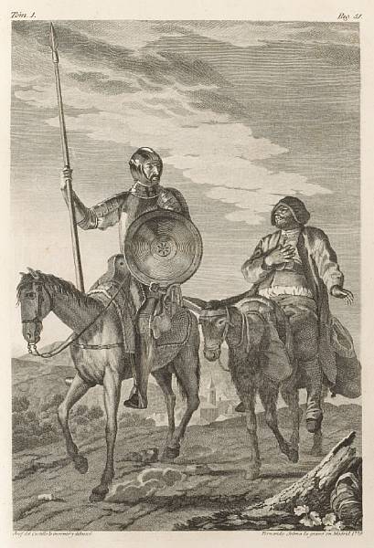 Appraisal: CERVANTES SAAVEDRA MIGUEL DE - El ingenioso hidalgo Don Quixote