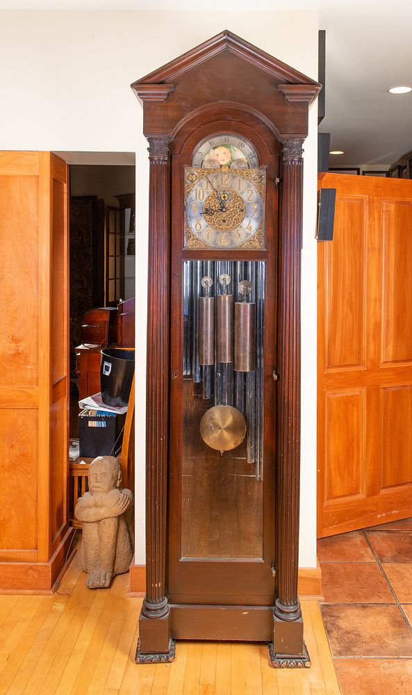 Appraisal: Herschede Grandfather Clock Herschede Grandfather Clock Dimension Condition Please Email