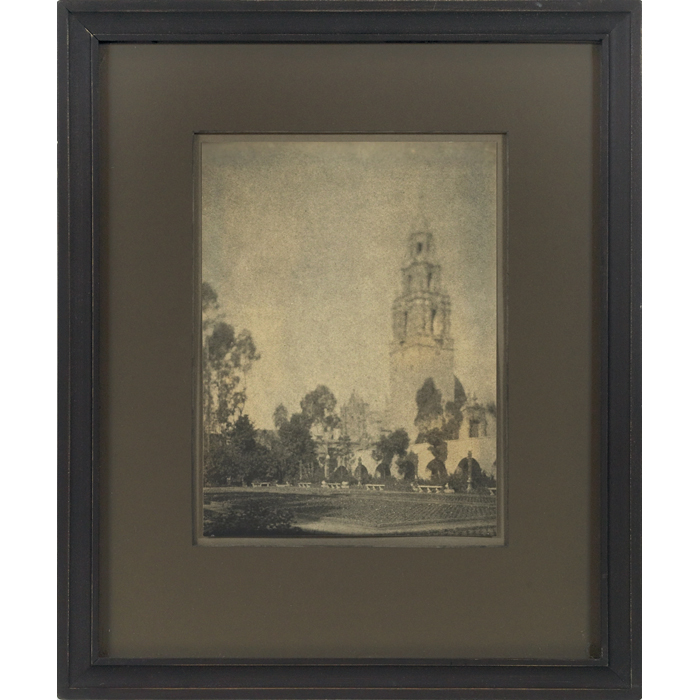 Appraisal: Arts and Crafts period photograph c Balboa Park in San