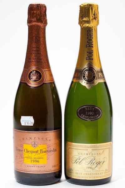 Appraisal: Pol Roger Veuve Clicquot Champagne total bottlesVintage Pol Roger Blanc