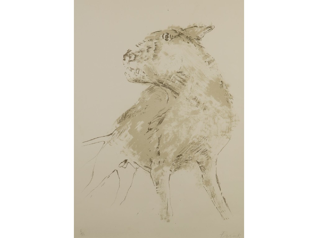 Appraisal: DAME ELISABETH FRINK An animal signed in pencil lower right