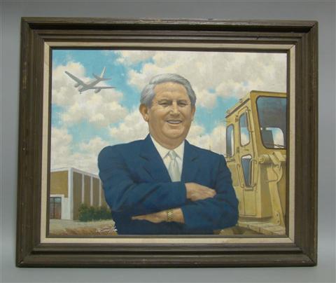 Appraisal: ARTHUR SARON SARNOFF AMERICAN - AMERICAN INDUSTRIALIST Oil on canvas