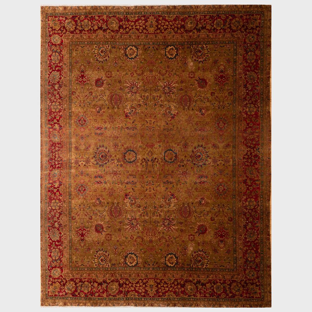 Appraisal: Large Persian Sultanabad Carpet ft in x ft in The