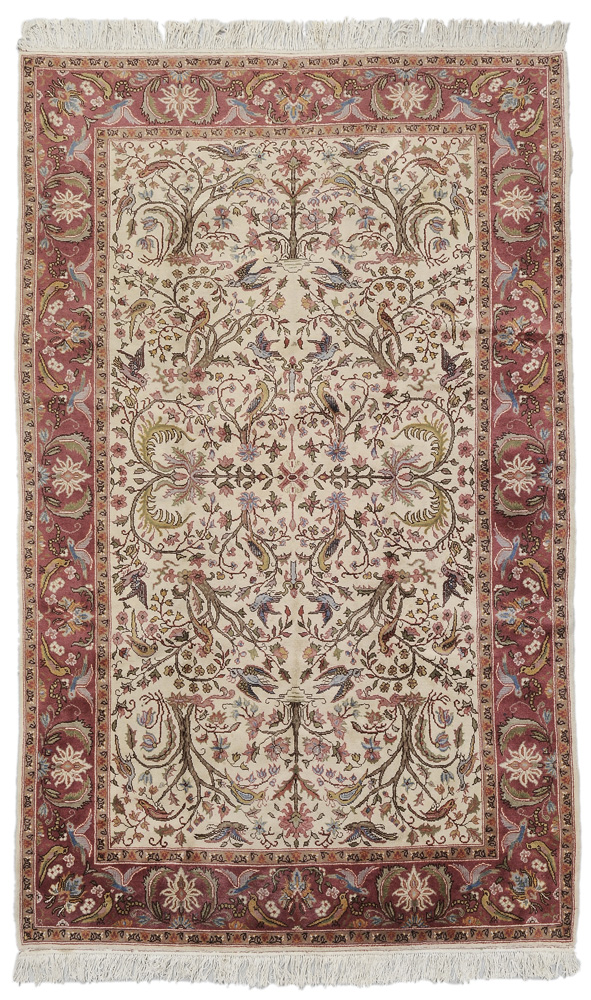 Appraisal: Turkish Carpet late th century repeating scroll and floral d