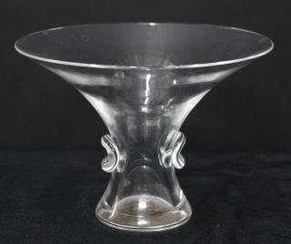 Appraisal: Steuben Crystal Art Glass Bouquet Vase Designed by George Thompson