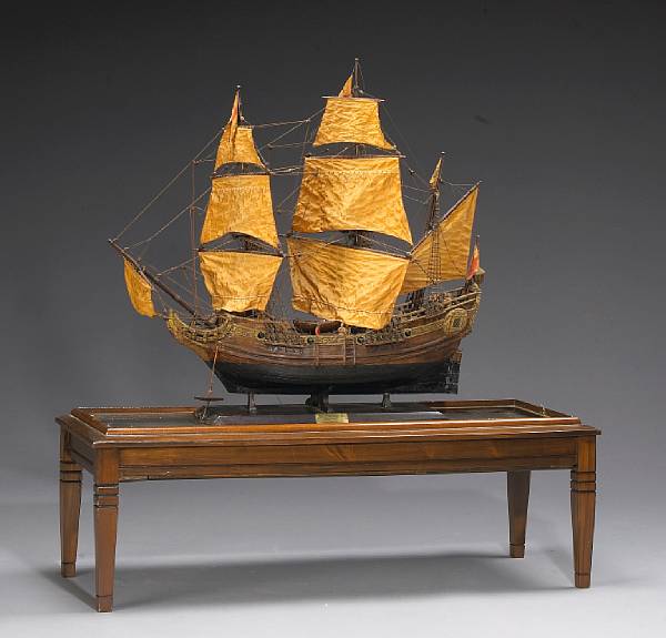 Appraisal: A model of a three-masted ship Centaur second half th