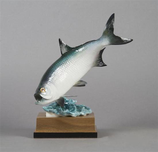 Appraisal: A Royal Worcester Tarpon Fish Height inches