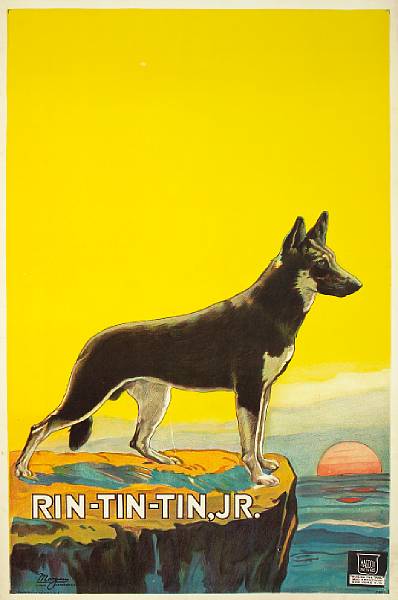 Appraisal: Rin Tin Tin Jr Personality Poster Mascot Pictures Corporation circa