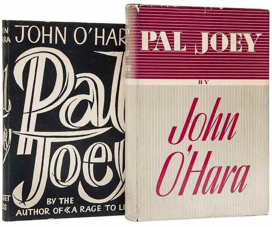 Appraisal: O'Hara John Pal Joey first edition very light browning to