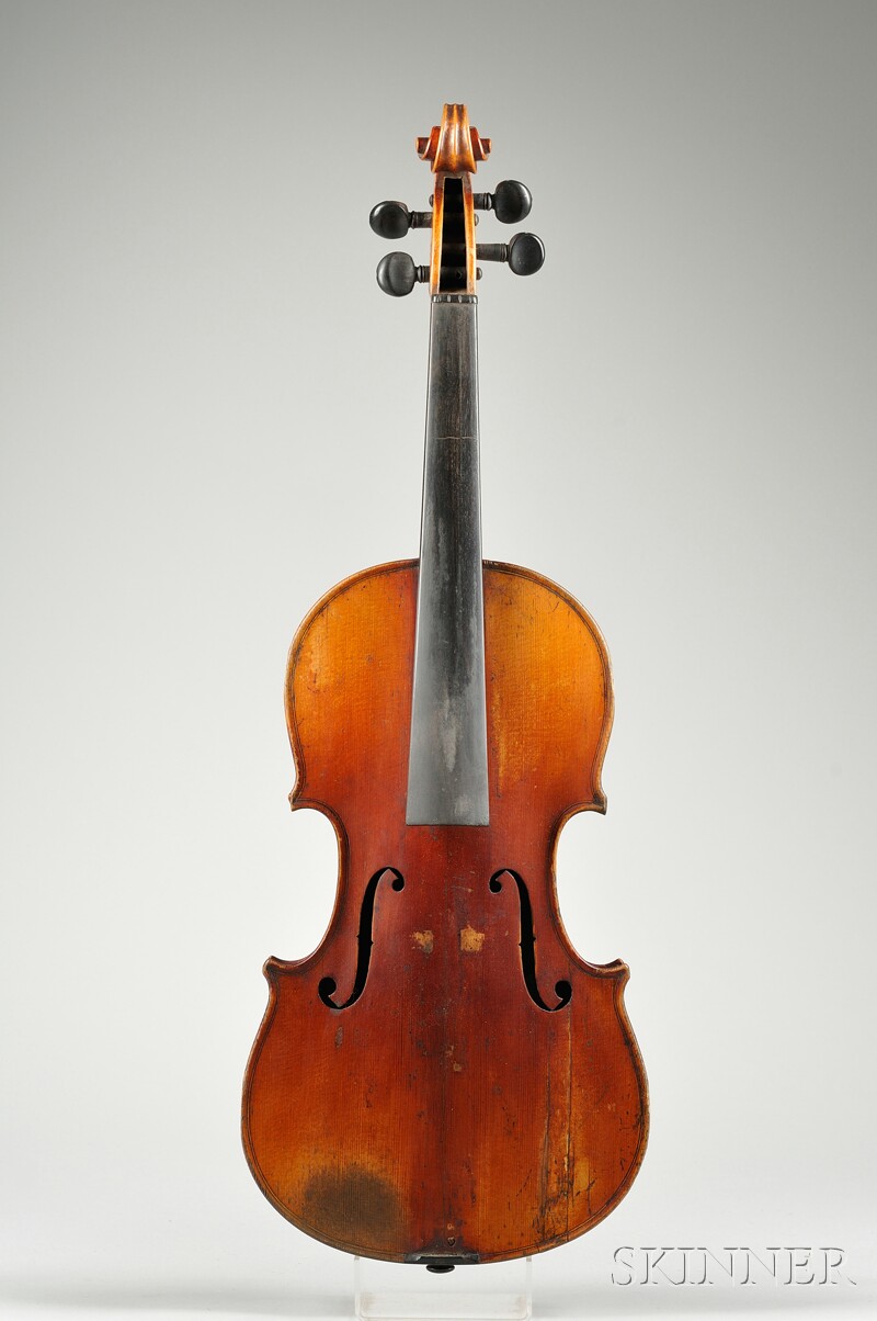 Appraisal: Mittenwald Violin c unlabeled length of back mm