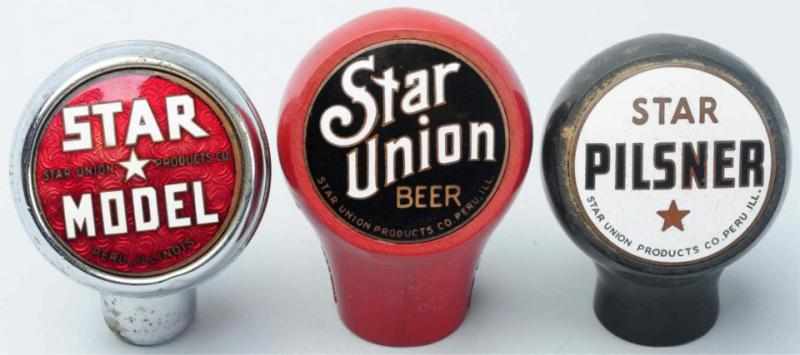 Appraisal: Lot of Star Union Products Beer Tap Knobs Includes one