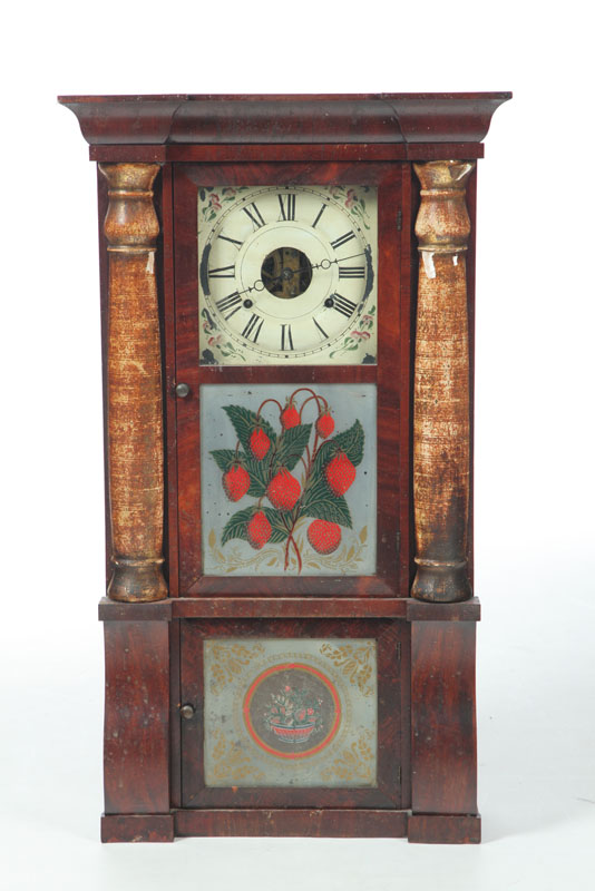 Appraisal: SETH THOMAS TRIPLE DECKER CLOCK Eight day time strike weight