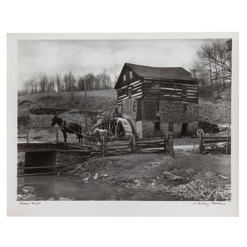 Appraisal: A Aubrey Bodine Amos Mill photograph American - Gelatin silver