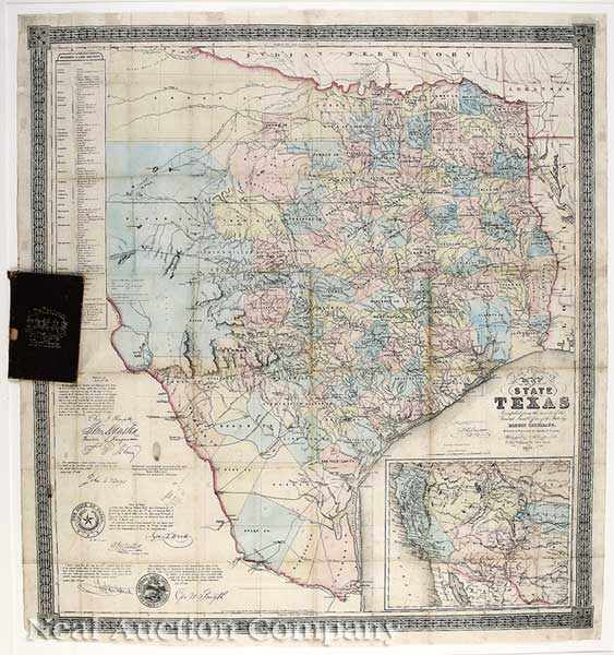 Appraisal: Jacob de Cordova America - J De Cordova's Map of