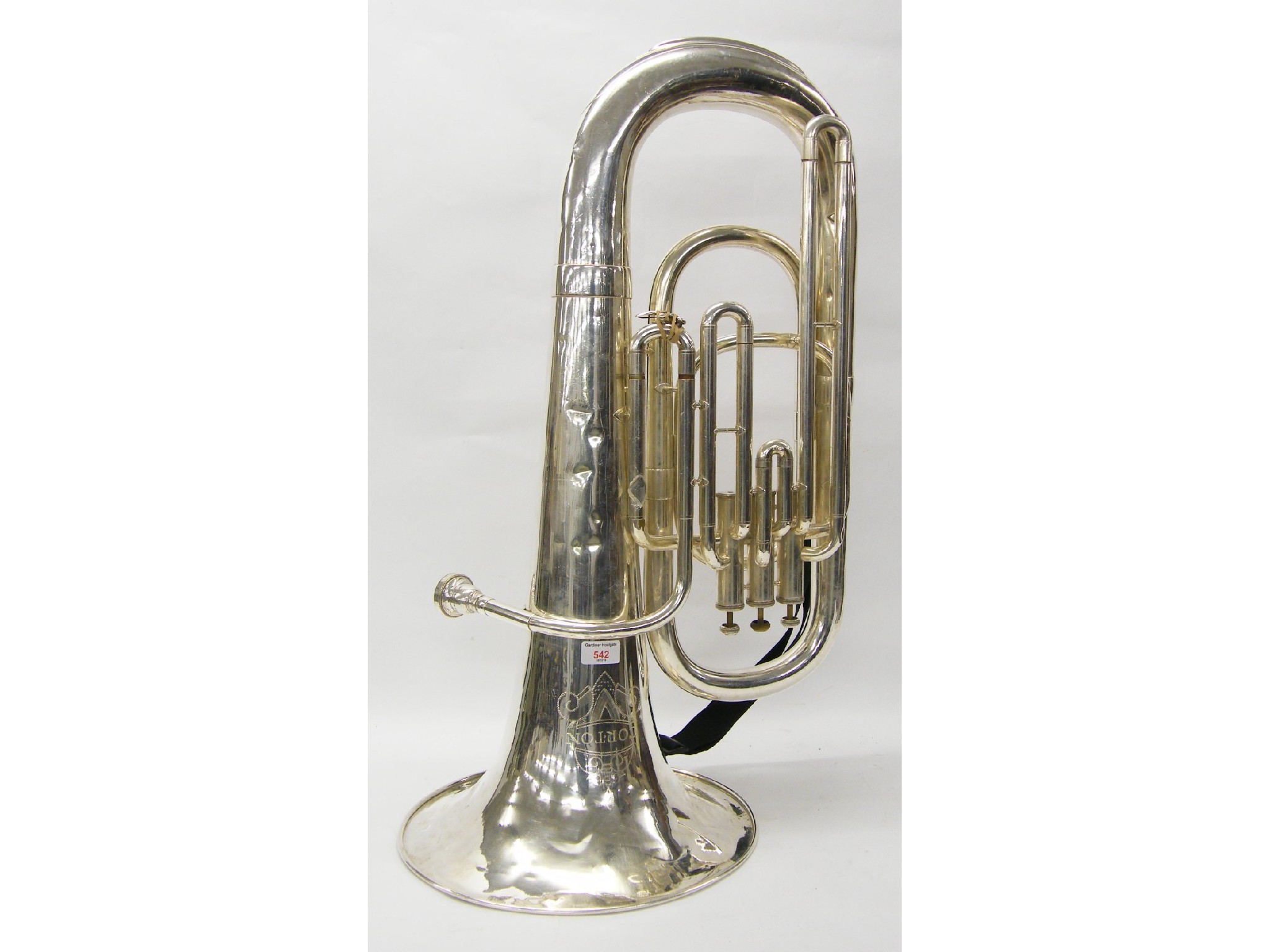 Appraisal: Corton silver plated tuba no case