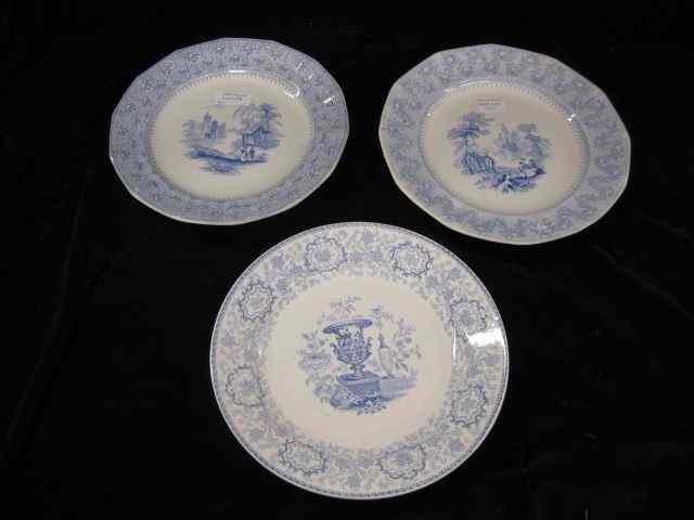 Appraisal: Victorian Transferware Plates blue white ''